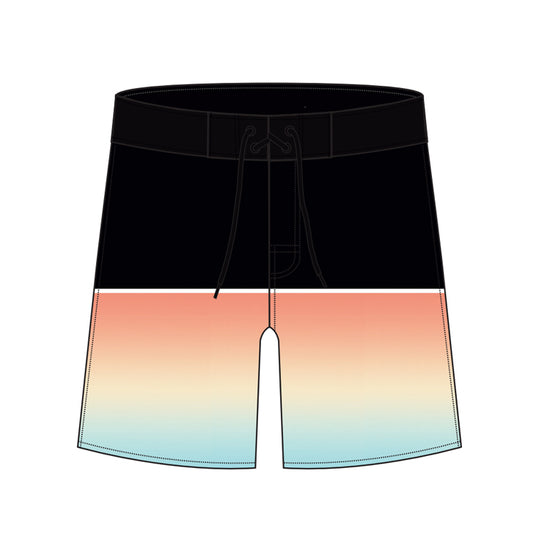Straight Hem Color Gradient Collection Boardshorts