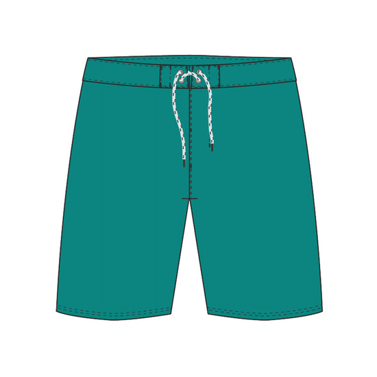 Straight Hem Solid Color Collection Boardshorts