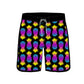 Scollap Hem Pineapple Flower Printed Collection Boardshorts