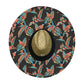 Custom Flower Pattern Holiday Straw Hat