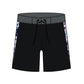 Straight Hem Triangle Side Design Collection Boardshorts