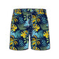 Straight Hem Floral Print Collection Swim Trunks