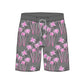 Straight Hem Coconut Tree Printed Collection Boardshorts