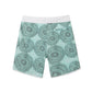 Geometric Stitching Design Collection Performance Board Shorts