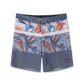 Flower & Leaf Stitching Collection Fashion Boardshorts