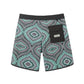 Geometric Stitching Design Collection Performance Board Shorts