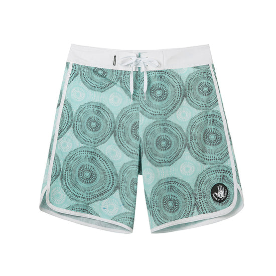 Geometric Stitching Design Collection Performance Board Shorts