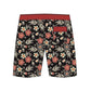 Straight Hem Botanical Floral Printed Collection Boardshorts