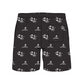 Straight Hem Coconut Tree Print Collection Swim Trunks