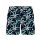 Straight Hem Floral Print Collection Swim Trunks