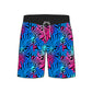 Straight Hem Botanical Floral Printed Collection Boardshorts