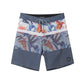 Flower & Colorblock Design Collection Performance Board Shorts