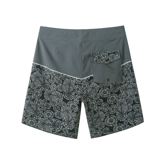Geometric Stitching Design Collection Performance Board Shorts