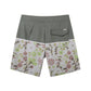 Flower & Colorblock Design Collection Performance Board Shorts