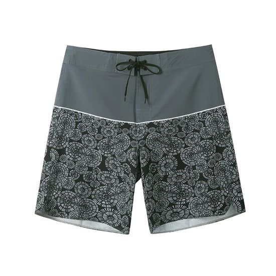 Geometric Stitching Design Collection Performance Board Shorts
