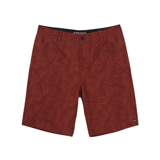 Flower Leaf Printed Collection Hybrid Walk Shorts