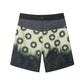 Geometric Stitching Design Collection Performance Board Shorts