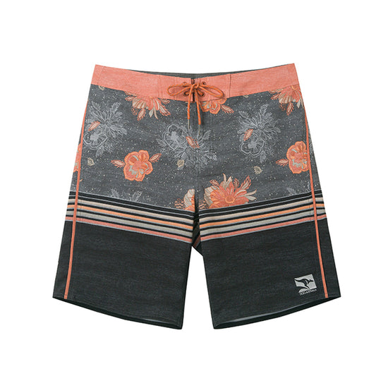 Flower & Colorblock Design Collection Performance Board Shorts