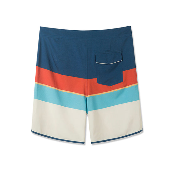 Color Block Splicing Collection Performance Board Shorts