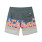 Geometric Stitching Design Collection Performance Board Shorts
