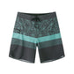 Flower & Colorblock Design Collection Performance Board Shorts