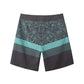 Flower & Colorblock Design Collection Performance Board Shorts