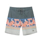 Geometric Stitching Design Collection Performance Board Shorts