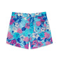Flowers&Leaf Printed Collection Holiday Swim Shorts