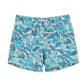 Leaf Printed Collection Washed Vintage Swim Shorts