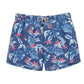 Floral & Leaf Printed Collection Washed Vintage Shorts