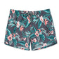 Flowers&Leaf Printed Collection Holiday Swim Shorts