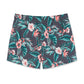 Flowers&Leaf Printed Collection Holiday Swim Shorts