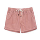 Vintage Solid Color Collection Washed Swim Shorts