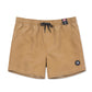Vintage Solid Color Collection Washed Swim Shorts