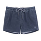 Vintage Solid Color Collection Washed Swim Shorts