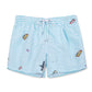 Stripe Design Collection Holiday Swim Shorts