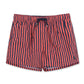 Stripe Design Collection Holiday Swim Shorts