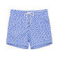 Geometric Abstract Design Collection Washed Vintage Swim Shorts