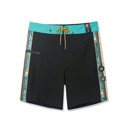 Flower & Colorblock Design Collection Performance Board Shorts