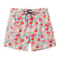 Flowers&Leaf Printed Collection Holiday Swim Shorts