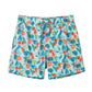 Flowers&Leaf Printed Collection Holiday Swim Shorts