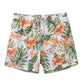 Flowers&Leaf Printed Collection Holiday Swim Shorts