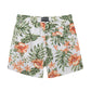 Flowers&Leaf Printed Collection Holiday Swim Shorts