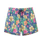 Flowers&Leaf Printed Collection Holiday Swim Shorts