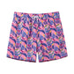 Flowers&Leaf Printed Collection Holiday Swim Shorts