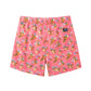 Flowers&Leaf Printed Collection Holiday Swim Shorts