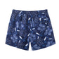 Flowers&Leaf Printed Collection Holiday Swim Shorts