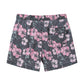 Floral & Leaf Printed Collection Washed Vintage Shorts