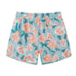 Floral & Leaf Printed Collection Washed Vintage Shorts