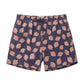 Leaf Printed Collection Washed Vintage Swim Shorts